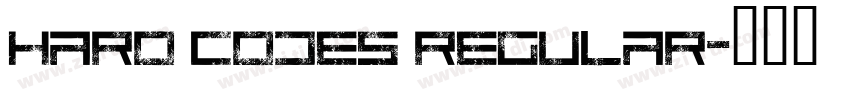 haro codes regular字体转换